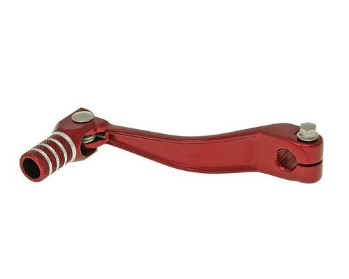 Gear shift lever aluminum red - lever,